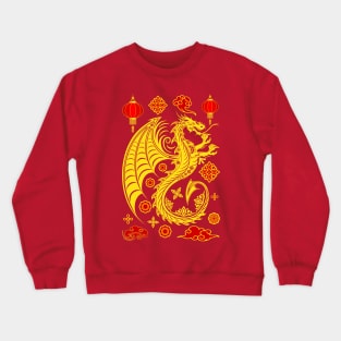 Dragon Happy Chinese New Year Celebration Crewneck Sweatshirt